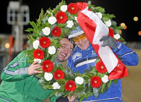 Segerherrar i Legolas Minne. Admir Zukanovic och Stefan Söderkvist. Foto: Malin Albinsson, TR Bild Foto av Malin Albinsson, TR Bild